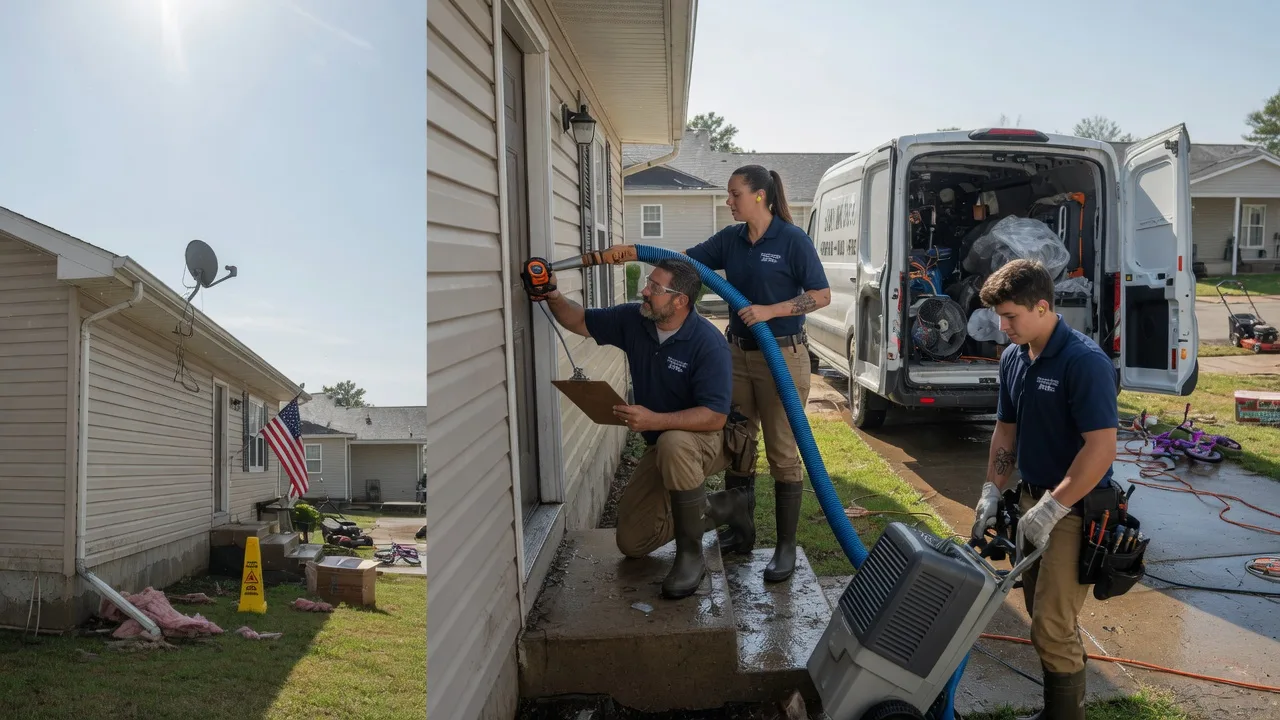 Ceiling Water Damage Restoration in Camp Douglas, WI near me